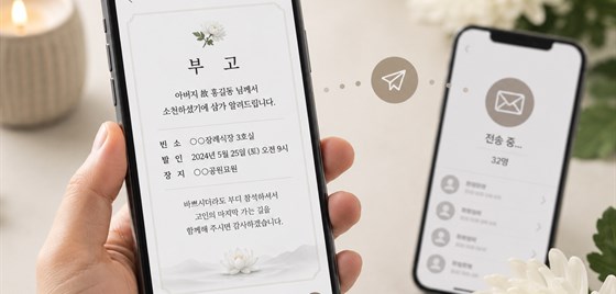 부고알림 문자서비스